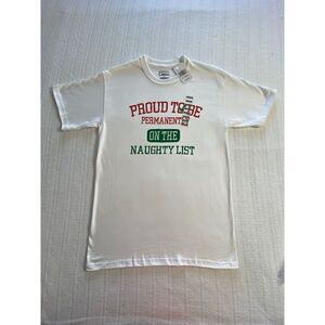 Authentic Classic Men’s Medium Christmas White T-Shirt